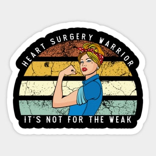 Heart Surgery Recovery Gift, Heart Surgery Warrior Sticker